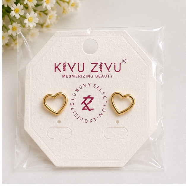 Glanz Heart Design Earing | Elegant Earing for Women