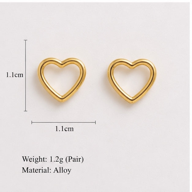 Glanz Heart Design Earing | Elegant Earing for Women